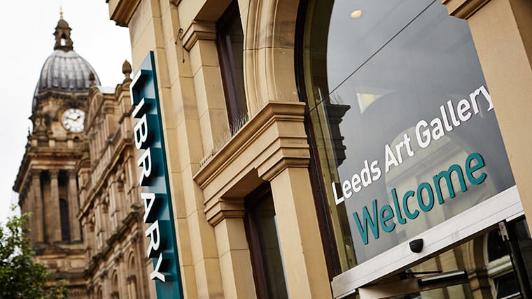 Outside Leeds Art Gallery Leeds Museums and Galleries
